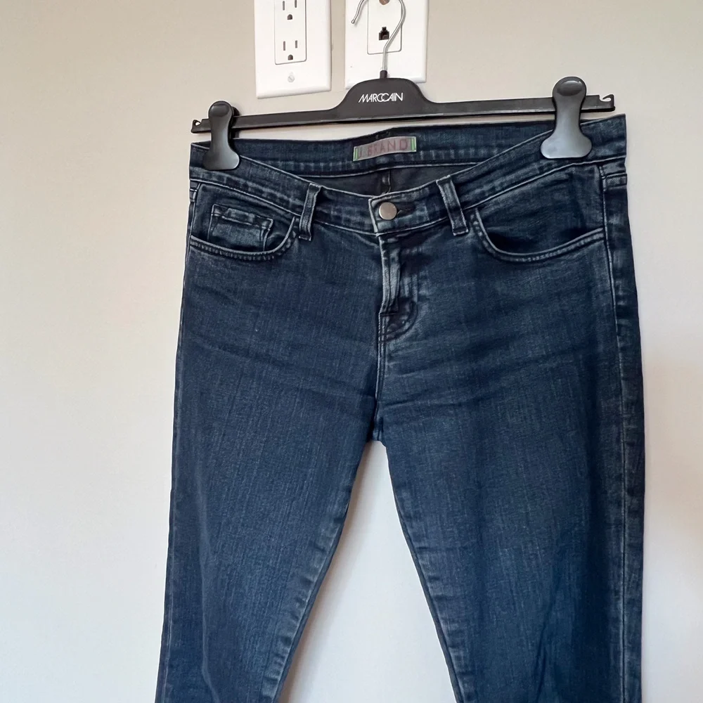 J Brand The Deal Style 9612 Bru Skinny Jeans Size 30 Dark Blue Mid Rise